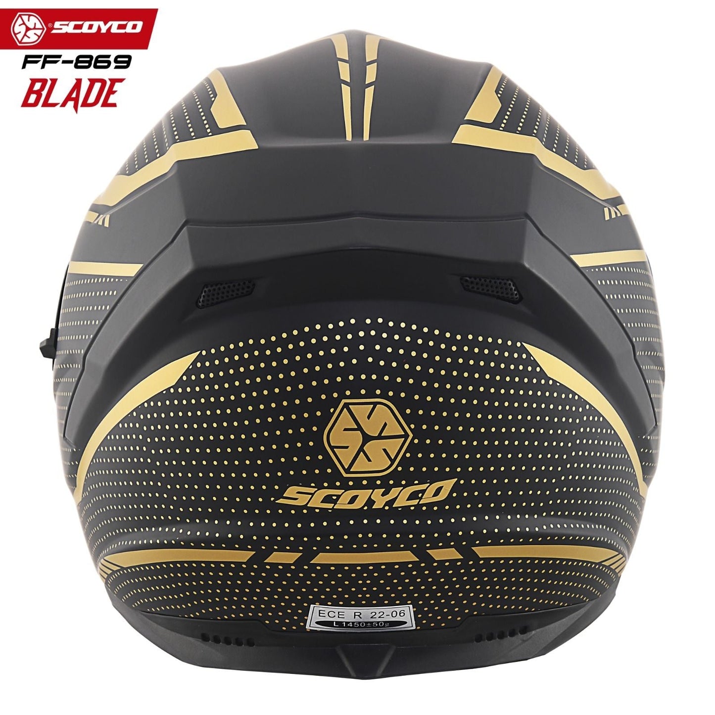 Scoyco Motosiklet Kaskı 869 Blade Tam Kapalı