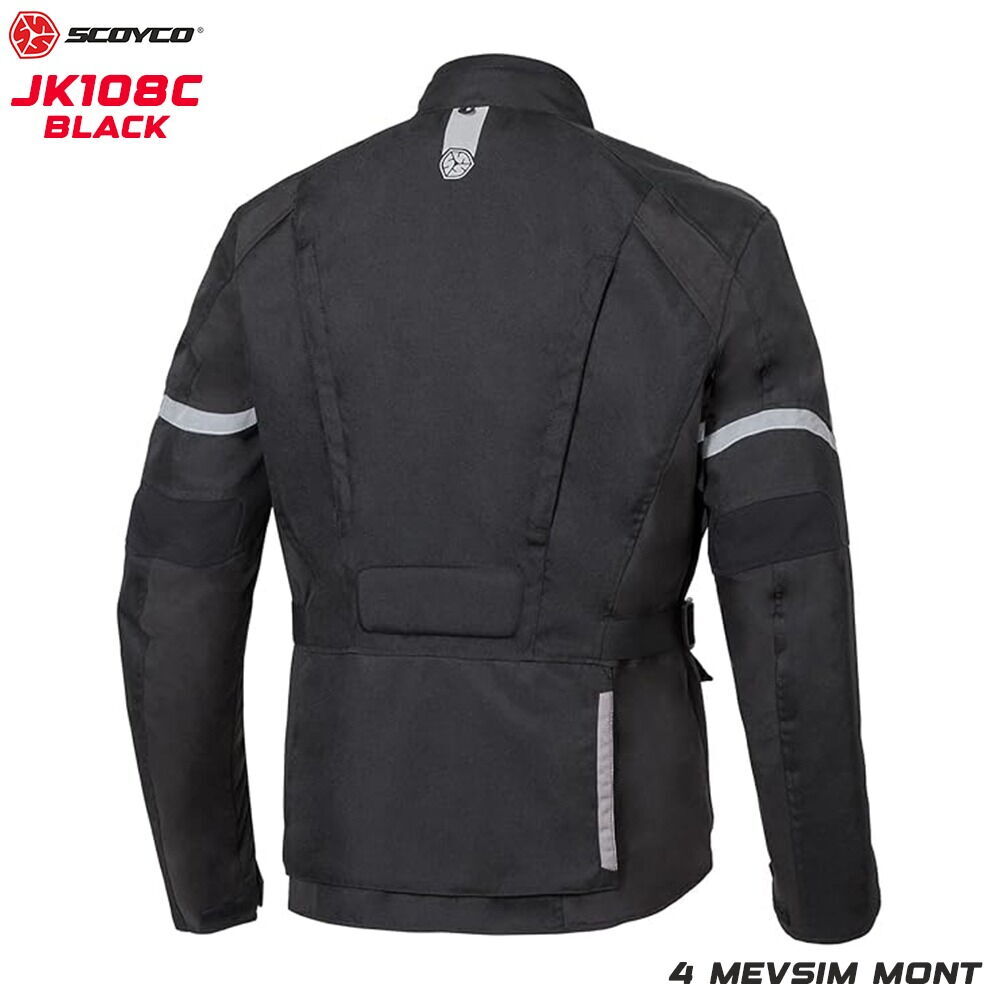 Scoyco JK108C Motosiklet Montu (Siyah)