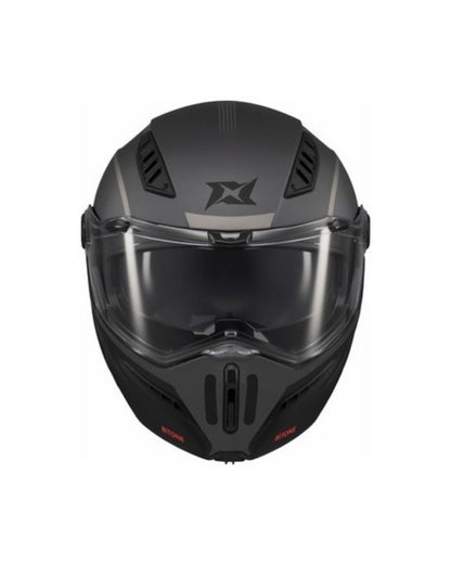 AXXIS Ghostfighter Bitone C12 Mat Koyu Gri Motosiklet Kaskı