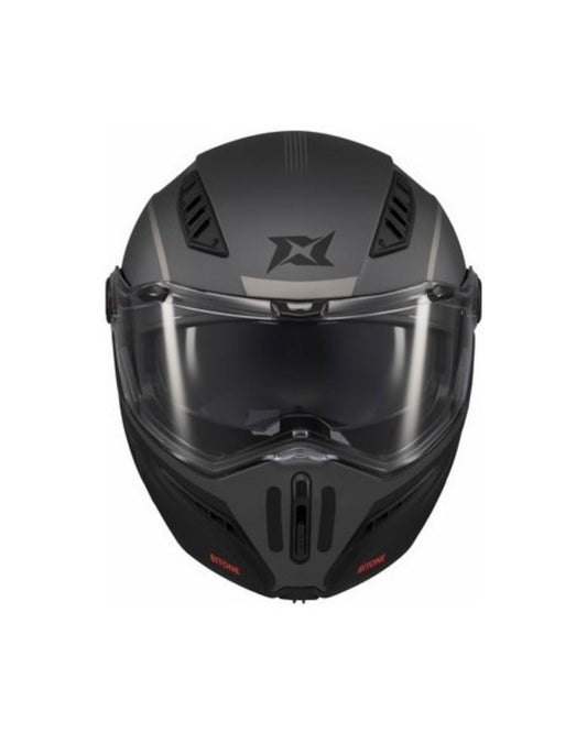 AXXIS Ghostfighter Bitone C12 Mat Koyu Gri Motosiklet Kaskı