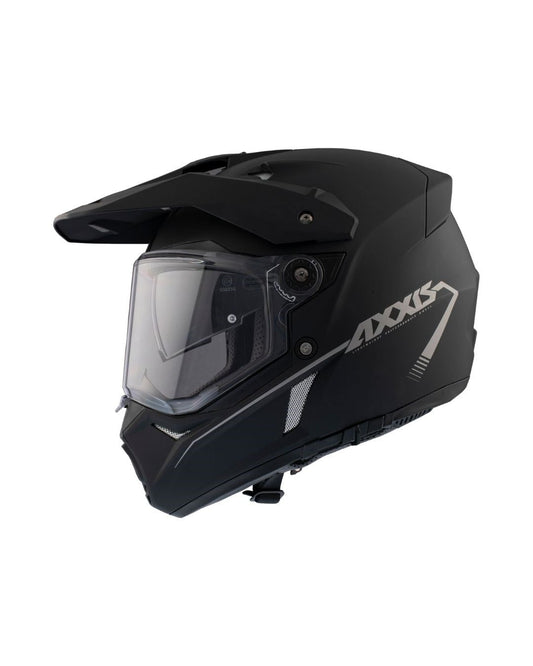 AxxisAXXIS Wolf DS Solid A1 Mat Siyah Adventure Motosiklet Kaskı