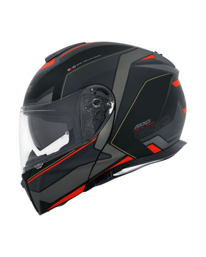 AXXIS Gecko SV Capital B1 Mat Siyah Çene Açılır Motosiklet Kaskı