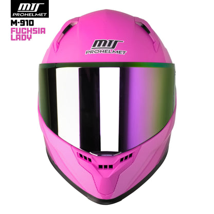 MTS M-910 LADY FULL FACE KASK GÜNEŞ VİZÖRLÜ FUCHSIA