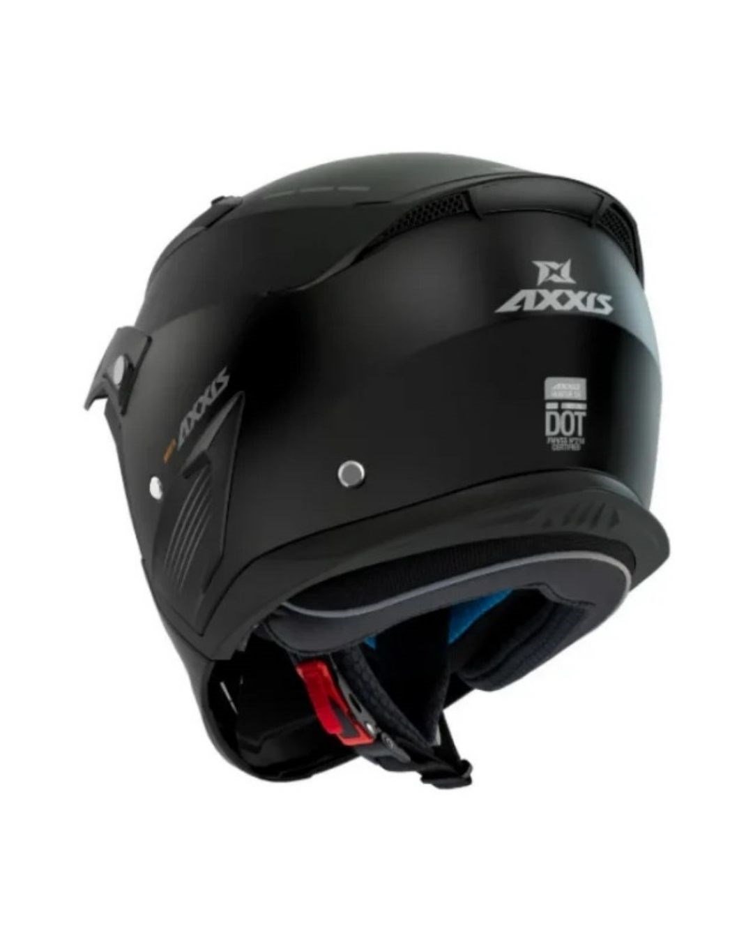 AxxisAXXIS Hunter SV Solid A1 Mat Siyah Açık Motosiklet Kaskı