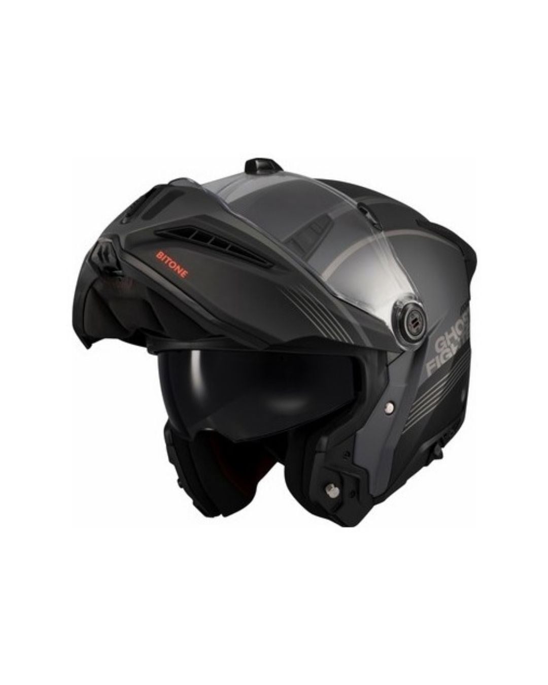 AXXIS Ghostfighter Bitone C12 Mat Koyu Gri Motosiklet Kaskı