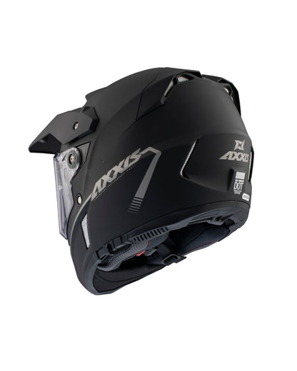 AxxisAXXIS Wolf DS Solid A1 Mat Siyah Adventure Motosiklet Kaskı