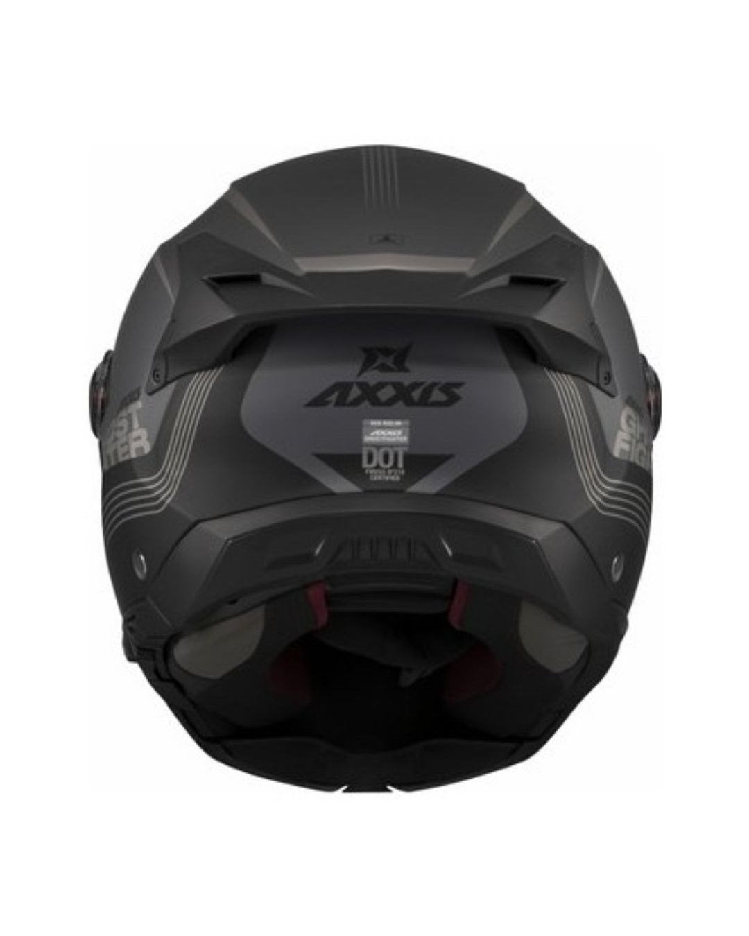 AXXIS Ghostfighter Bitone C12 Mat Koyu Gri Motosiklet Kaskı