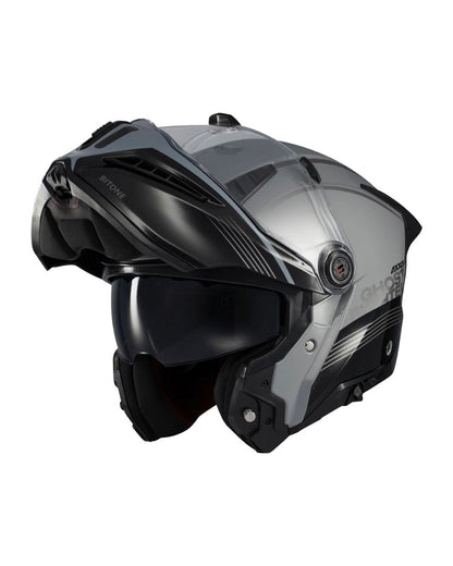 AXXIS Ghostfighter Bitone C2 Parlak Gri Motosiklet Kaskı