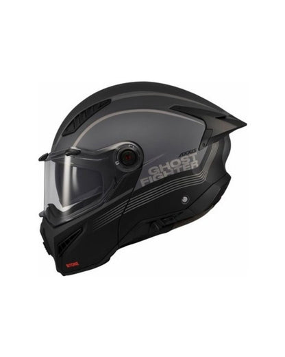 AXXIS Ghostfighter Bitone C12 Mat Koyu Gri Motosiklet Kaskı