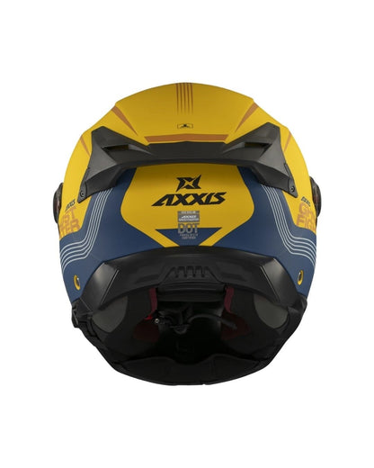 Axxis Ghostfighter Bitone C13 Yellow Matt Kask