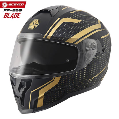 Scoyco Motosiklet Kaskı 869 Blade Tam Kapalı