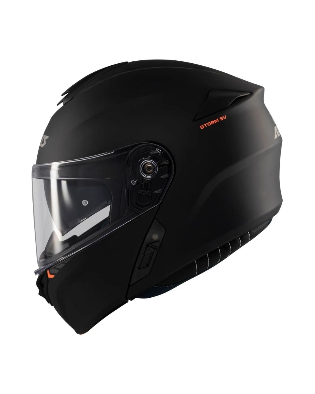 AXXIS Storm SV Solid A1 Mat Siyah Çene Açılır Motosiklet Kaskı