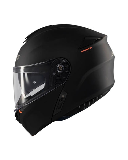 AXXIS Storm SV Solid A1 Mat Siyah Çene Açılır Motosiklet Kaskı