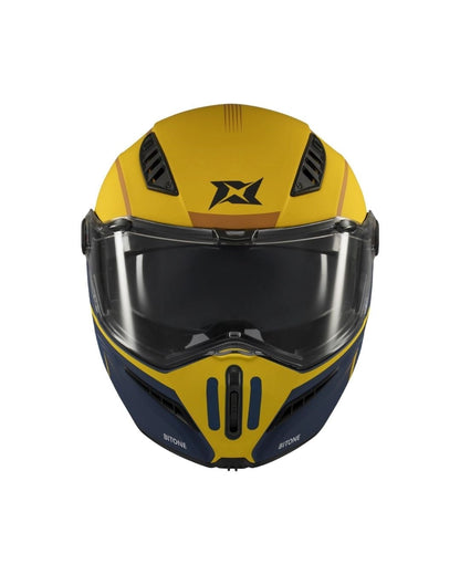 Axxis Ghostfighter Bitone C13 Yellow Matt Kask