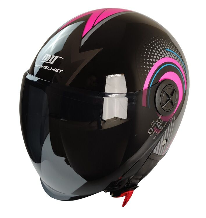 MTS FX-101 YARIM KASK PİNK WOMEN