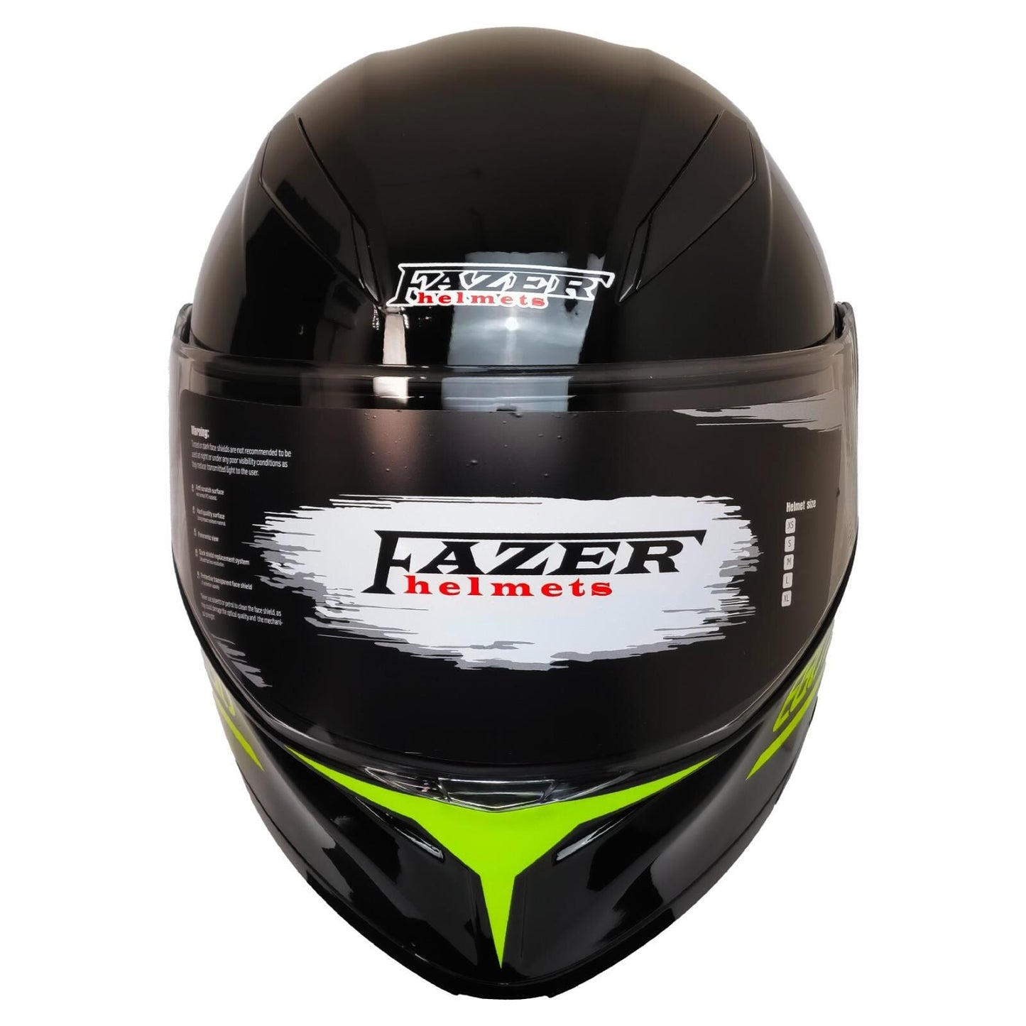 FAZER 965 ÇENE AÇILIR KASK GÜNEŞ VİZÖRLÜ EGO YELLOW