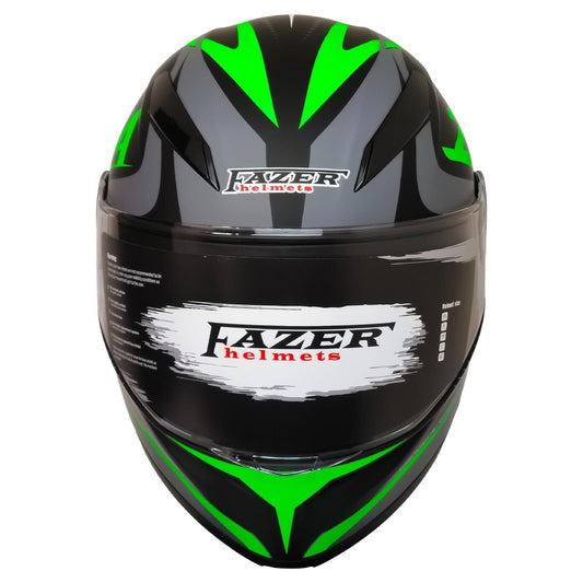 FAZER 965 ÇENE AÇILIR KASK GÜNEŞ VİZÖRLÜ ZEBRA