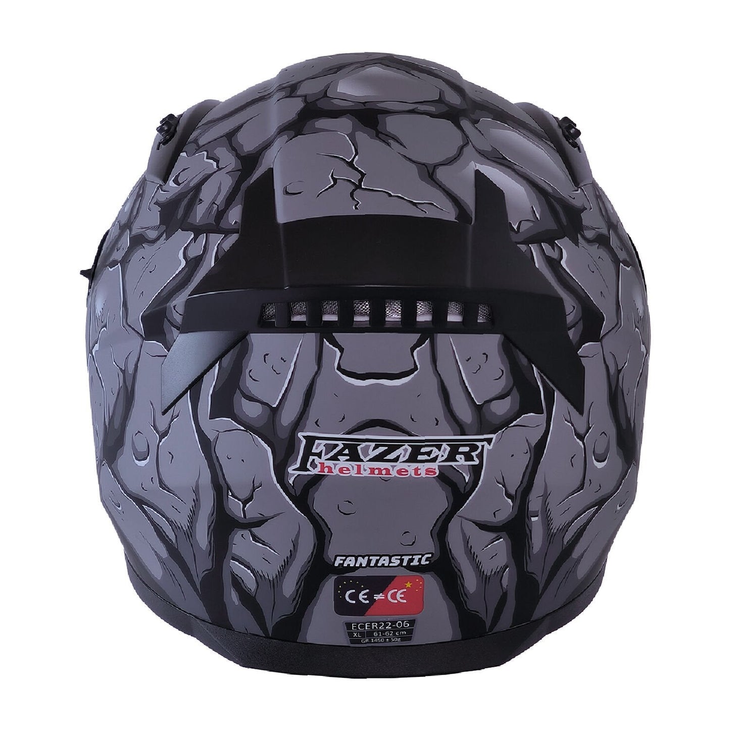 FAZER FX-211 FULL FACE KASK GÜNEŞ VİZÖRLÜ FANTASTİC GREY