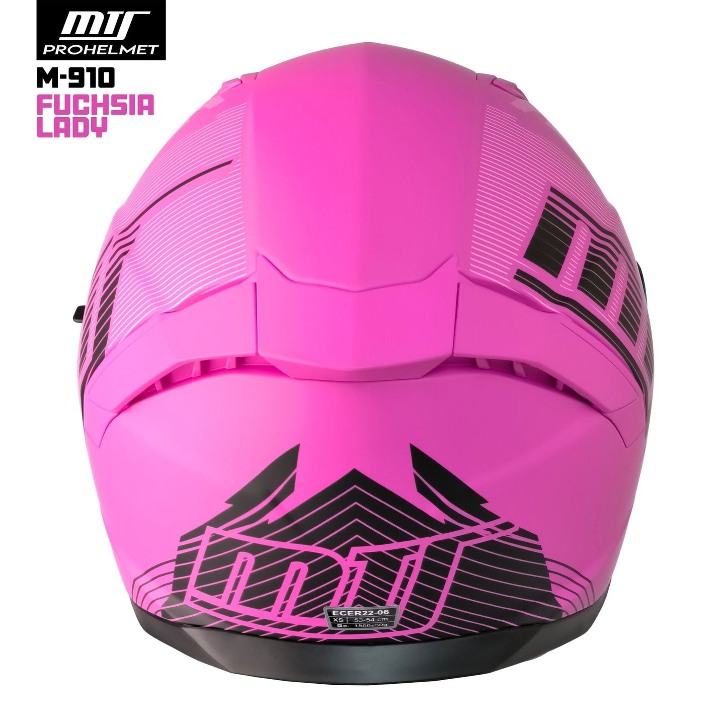MTS M-910 LADY FULL FACE KASK GÜNEŞ VİZÖRLÜ FUCHSIA