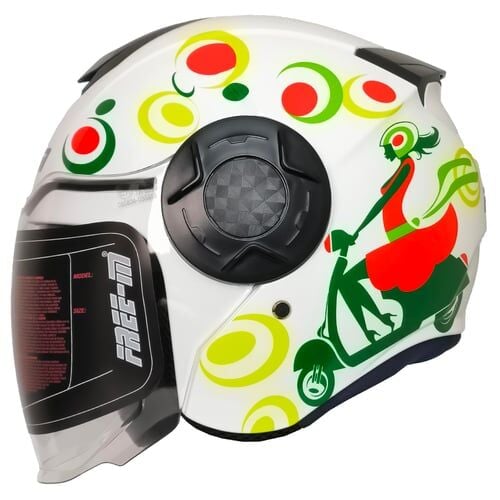 FREEM FR-665 YARIM KASK GÜNEŞ VİZÖRLÜ SPRİNG WOMEN