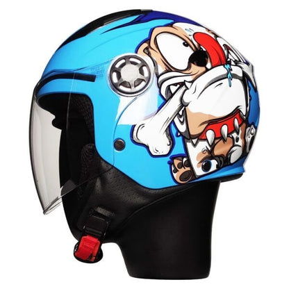 FREEM FR-205 YARIM ÇOCUK KASKI DOG BLUE