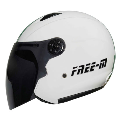 FREEM FR-601 YARIM KASK SİYAH CAMLI İTALYAN
