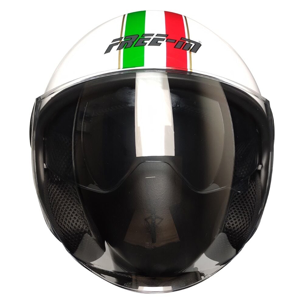 FREEM FR-612 YARIM KASK GÜNEŞ VİZÖRLÜ İTALYAN GOLD
