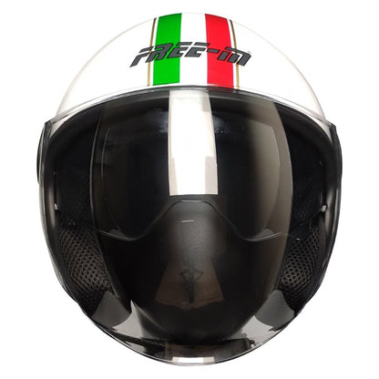 FREEM FR-612 YARIM KASK GÜNEŞ VİZÖRLÜ İTALYAN GOLD