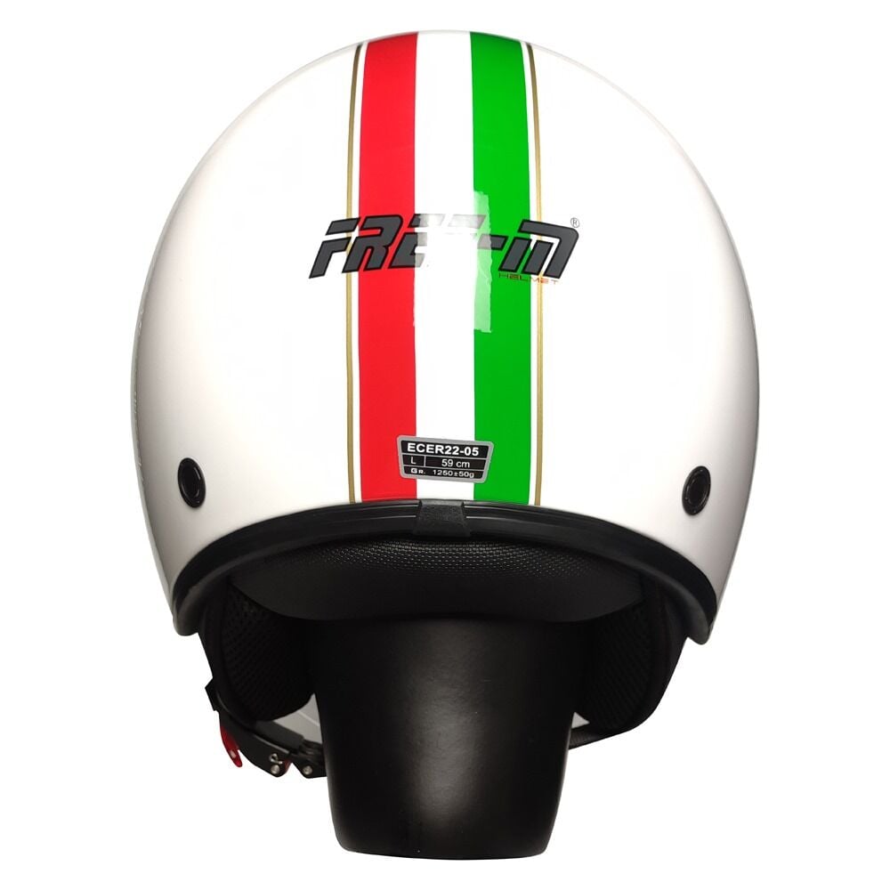 FREEM FR-612 YARIM KASK GÜNEŞ VİZÖRLÜ İTALYAN GOLD