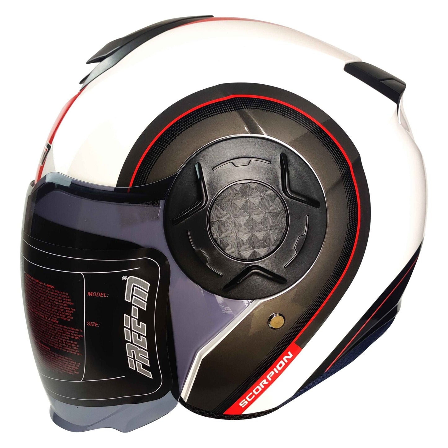 FREEM FR-665 YARIM KASK GÜNEŞ VİZÖRLÜ CIRCLE