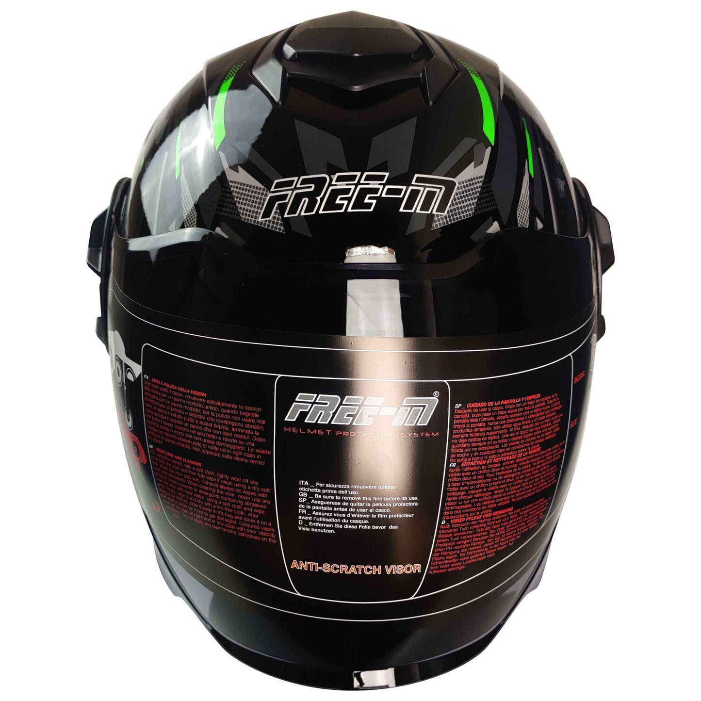FREEM FR-665 YARIM KASK GÜNEŞ VİZÖRLÜ GREEN
