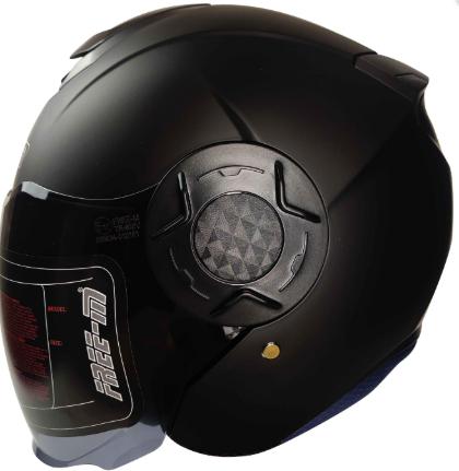 FREEM FR-665 YARIM KASK GÜNEŞ VİZÖRLÜ MAT BLACK