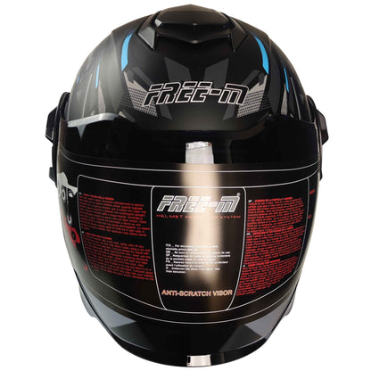 FREEM FR-665 YARIM KASK GÜNEŞ VİZÖRLÜ MAT TURKUAZ