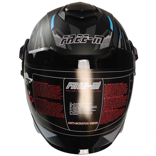 FREEM FR-665 YARIM KASK GÜNEŞ VİZÖRLÜ MAT TURKUAZ