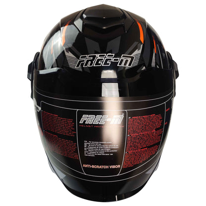 FREEM FR-665 YARIM KASK GÜNEŞ VİZÖRLÜ ORANGE
