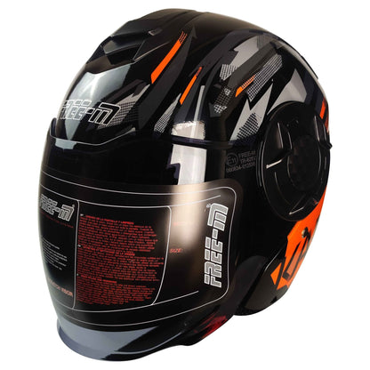 FREEM FR-665 YARIM KASK GÜNEŞ VİZÖRLÜ ORANGE