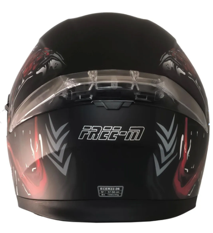 FREEM FR-965 ÇENE AÇILIR KASK GÜNEŞ VİZÖRLÜ SWAMP