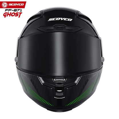 Scoyco Motosiklet Kaskı 871 Ghost Tam Kapalı