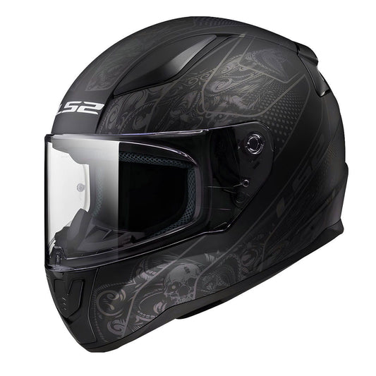 LS2 Rapid 2 Crypt Kapalı Kask (Mat Siyah)