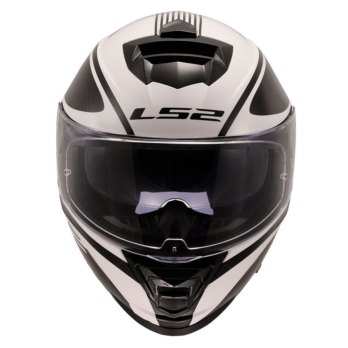 LS2 Storm 2 Dodger Kapalı Kask (Mat Siyah-Beyaz)