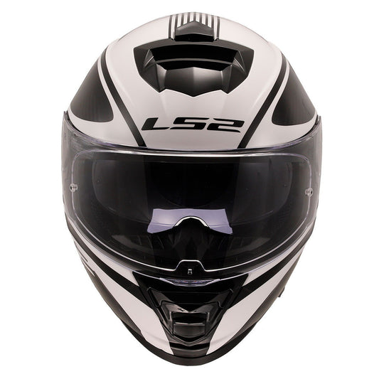 LS2 Storm 2 Dodger Kapalı Kask (Mat Siyah-Beyaz)