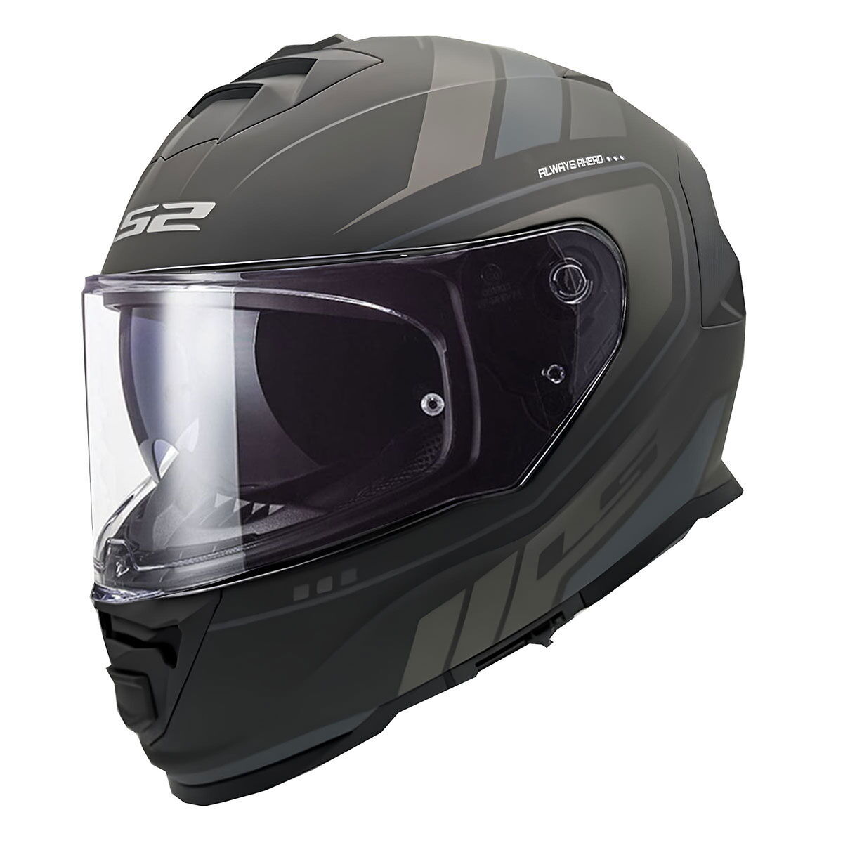 LS2 Storm 2 Fist Kapalı Kask (Mat Siyah)