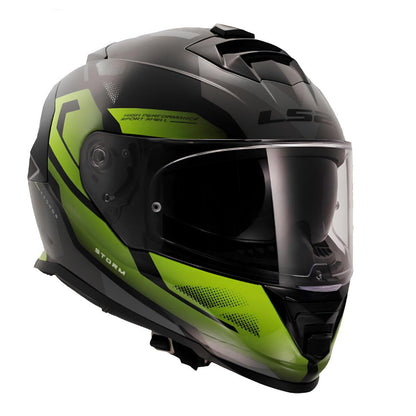 LS2 Storm 2 Kronos Kapalı Kask (Sarı-Gri)