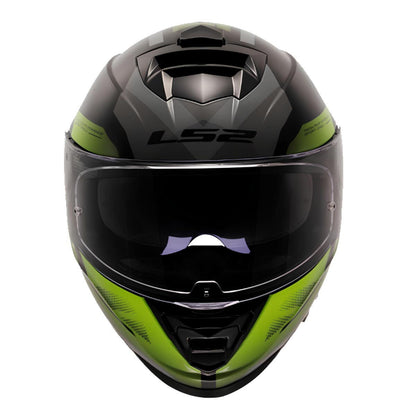 LS2 Storm 2 Kronos Kapalı Kask (Sarı-Gri)