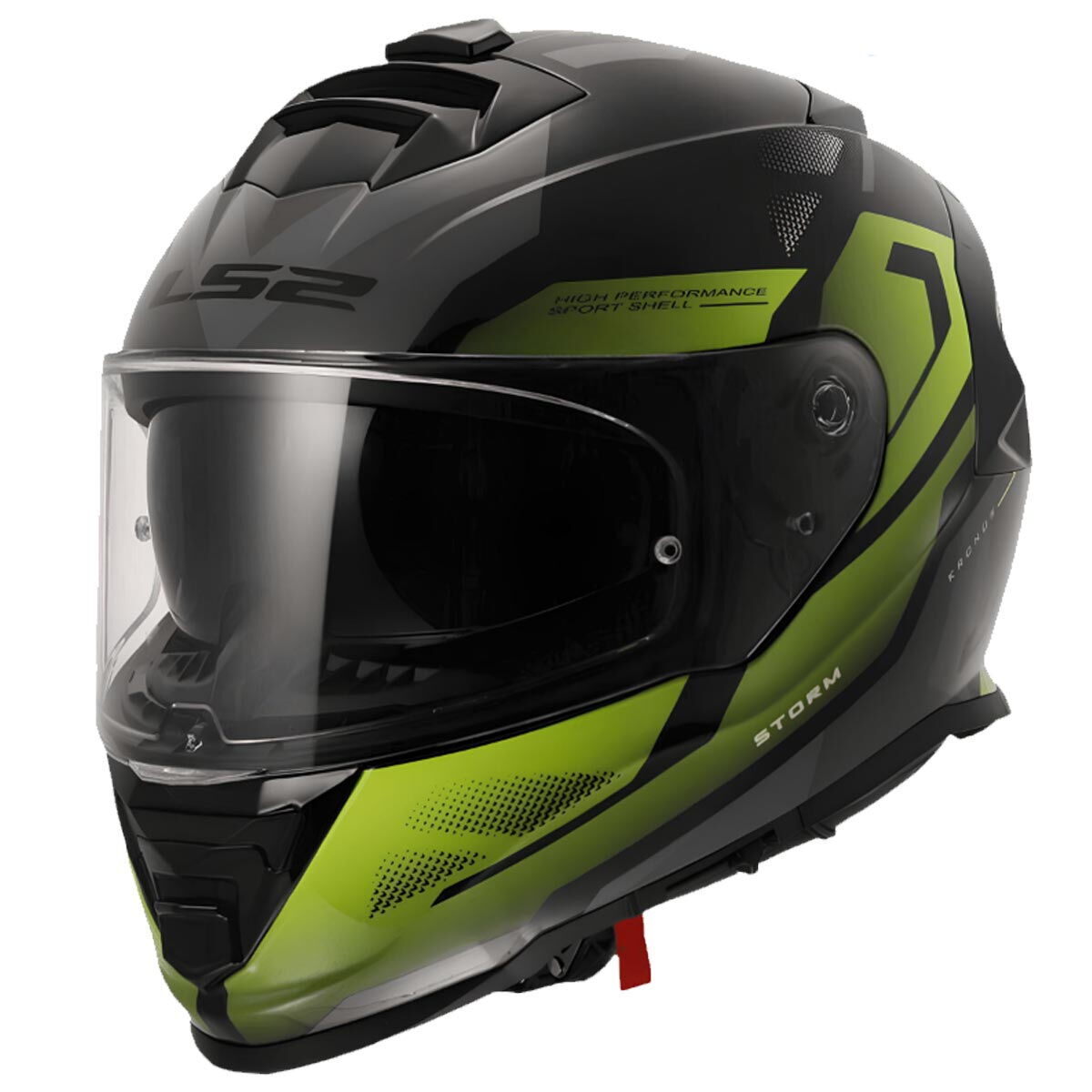 LS2 Storm 2 Kronos Kapalı Kask (Sarı-Gri)