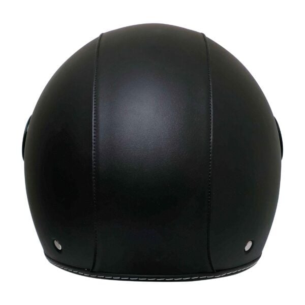 MTS FX-101 LEATHER YARIM KASK DERİ KAPLAMALI MODEL