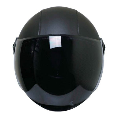 MTS FX-101 LEATHER YARIM KASK DERİ KAPLAMALI MODEL
