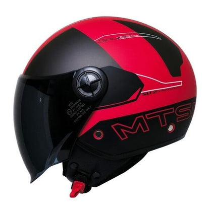 MTS FX-101 YARIM KASK DESİGN RED
