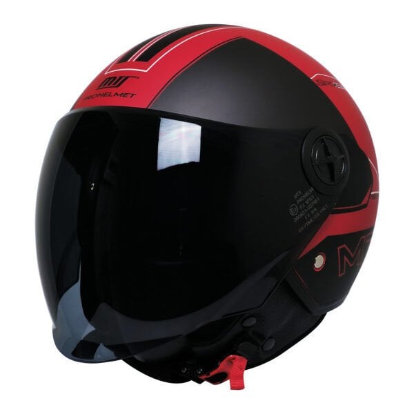 MTS FX-101 YARIM KASK DESİGN RED