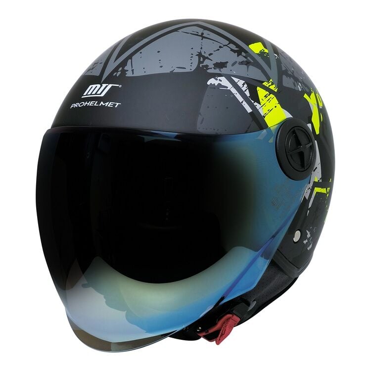 MTS FX-101 YARIM KASK NEON CAMO